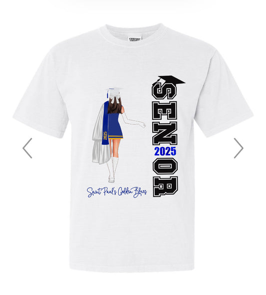 Golden Blue Senior 2025 T-Shirt