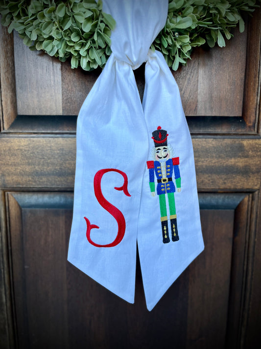 Nutcracker Wreath Sash