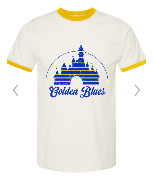 Golden Blues Ringer T-Shirt