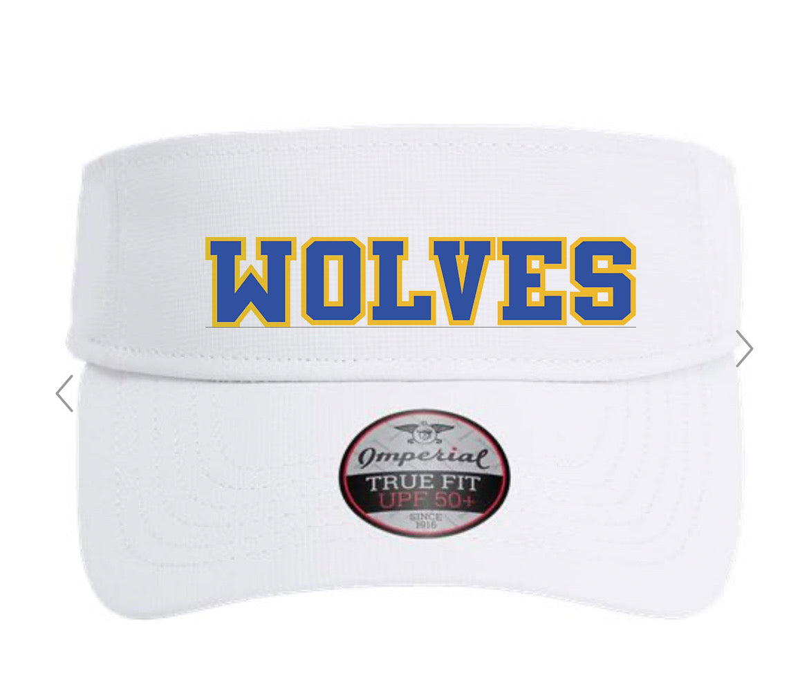 Wolves Embroidered Visor