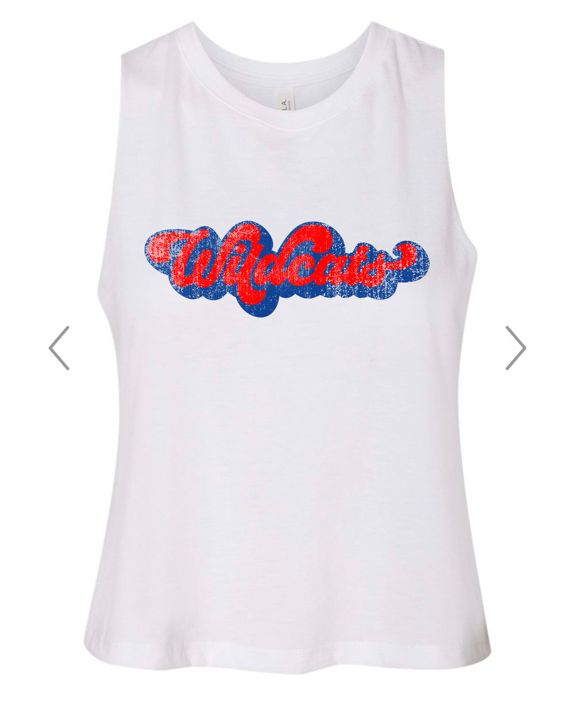 Wildcats Racerback Crop Tank