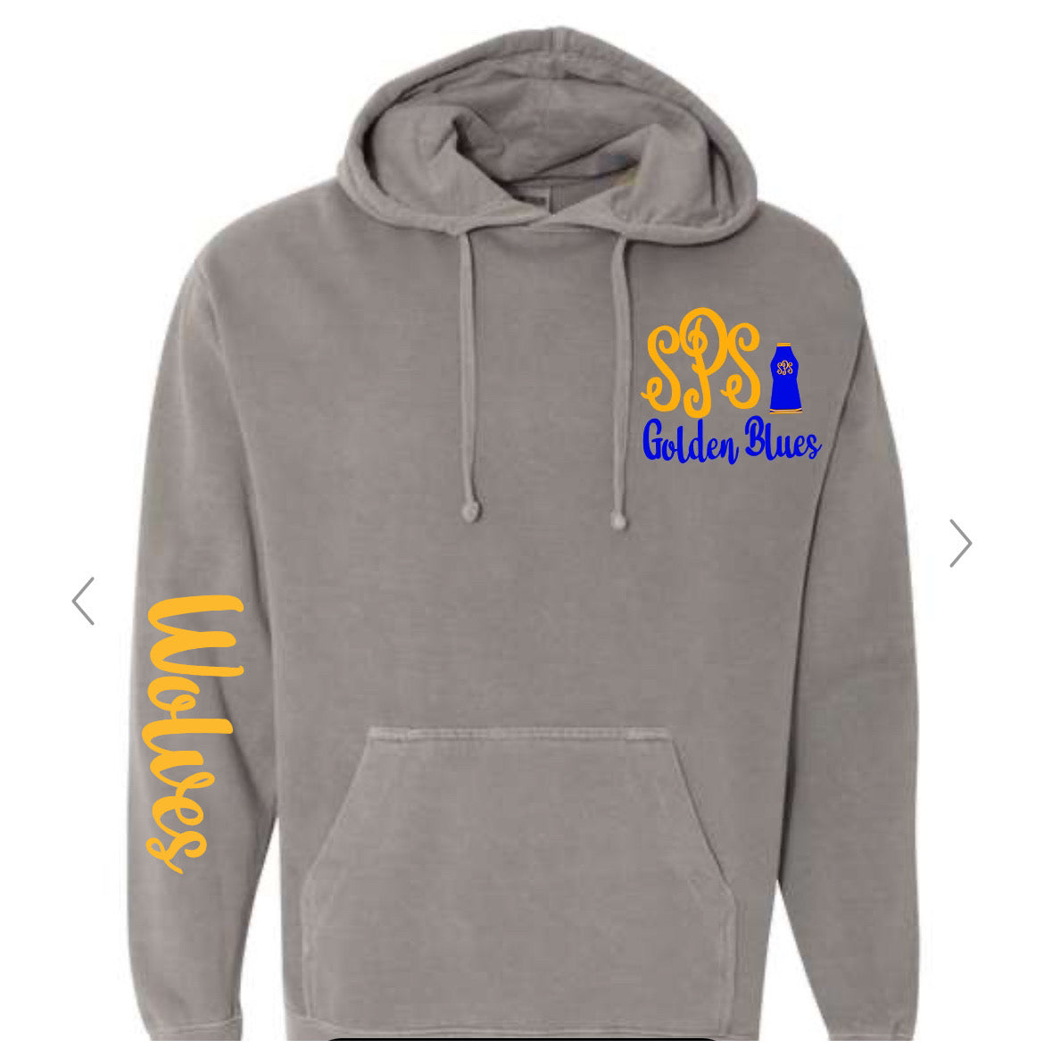 Golden Blues Hooded Sweatshirt