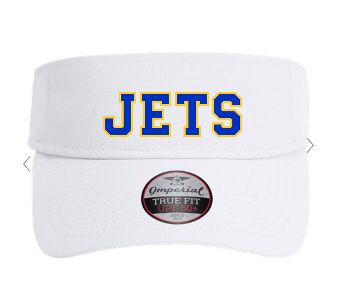 Embroidered Jets Visor