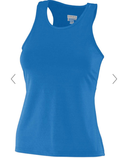 Golden Blues Royal Blue Practice Tank with Embroidery