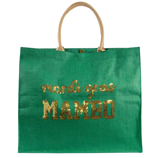 Mardi Gras Sequin Mambo Carryall Tote