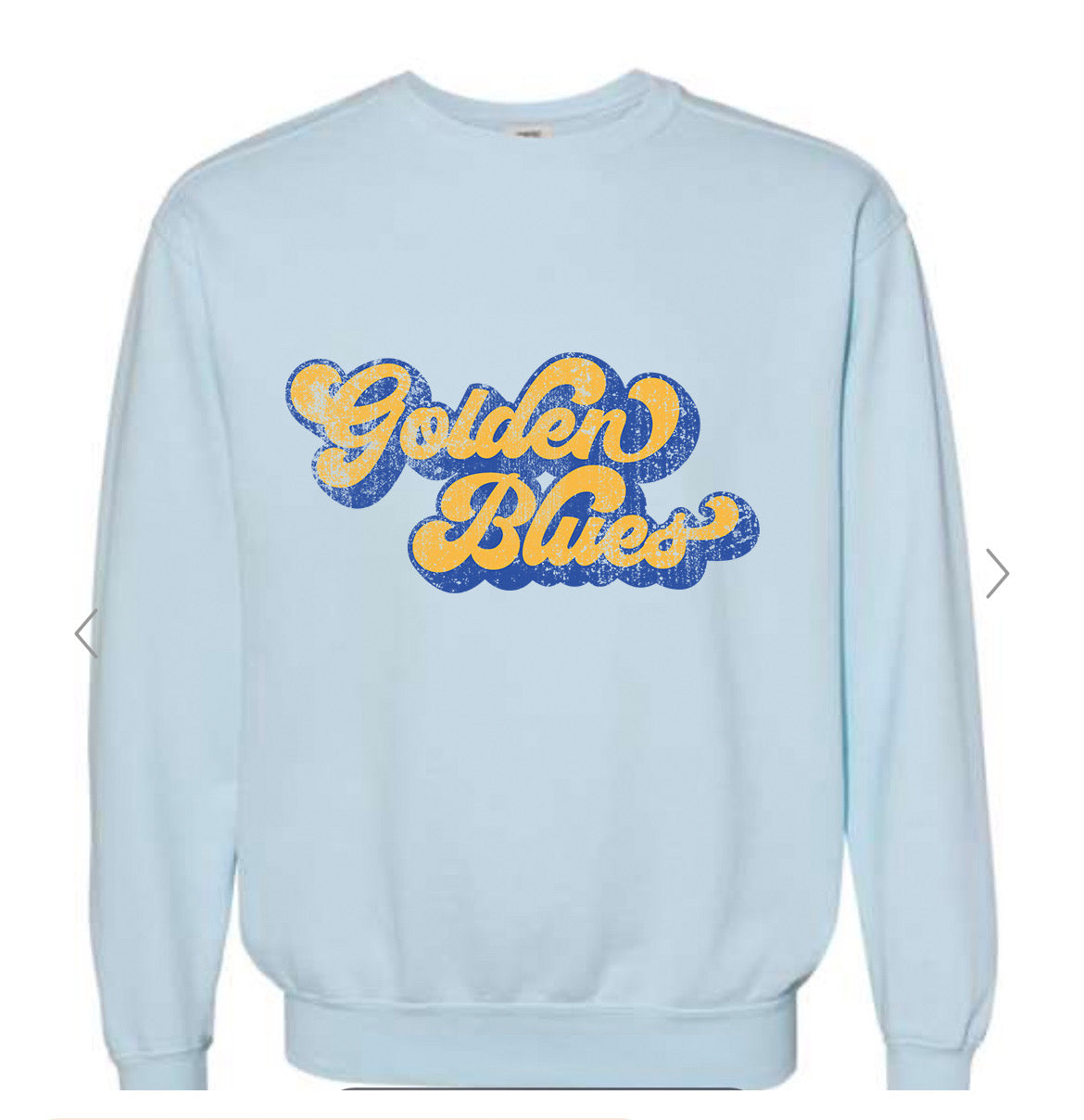 Golden Blues Retro Sweatshirt