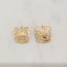 Bulldog Stud Earrings