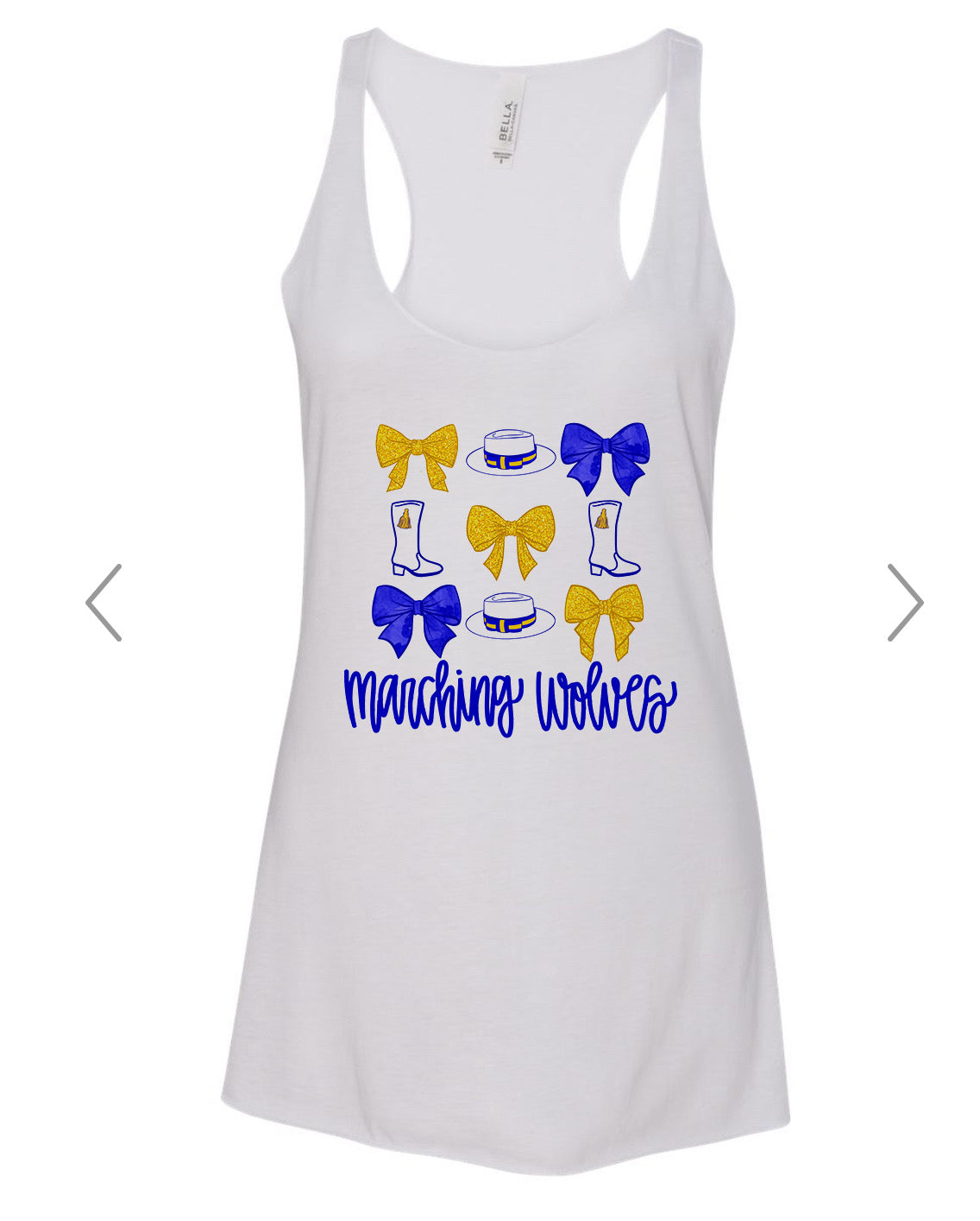 Marching Wolves Racerback Tank