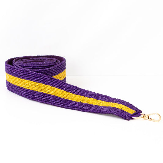 Gameday Stripe Beaded Purse Strap