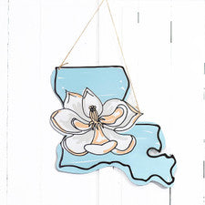 Louisiana Magnolia Door Hanger