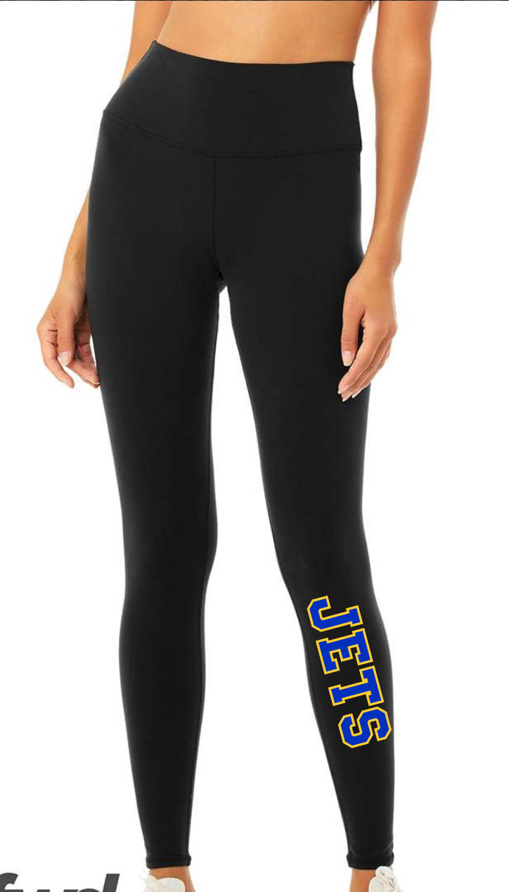 Jets Women's High Waist Fitness Leggings -