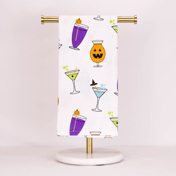 Halloween Cocktails Hand Towel