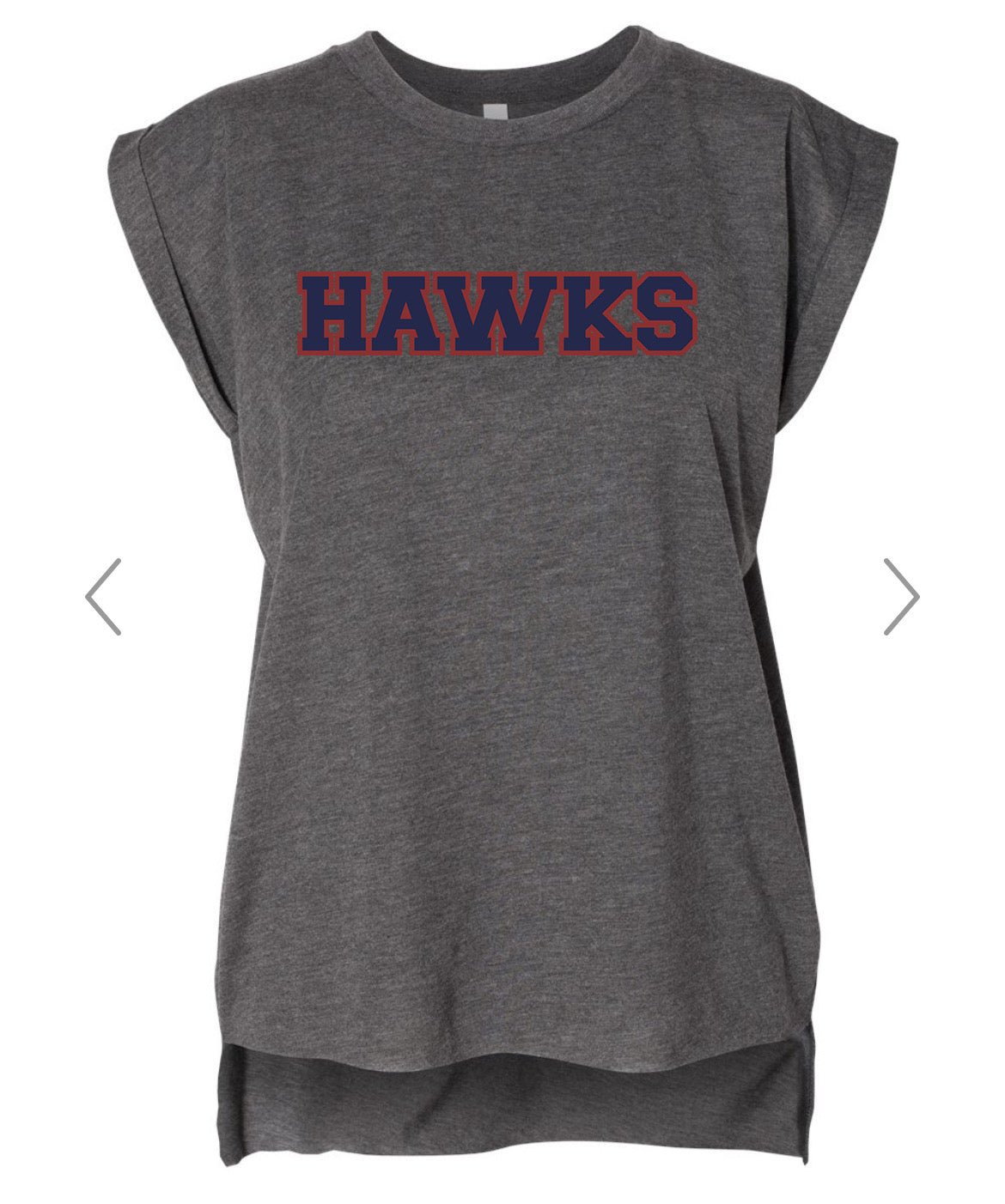 Hawks Grey Muscle Tee