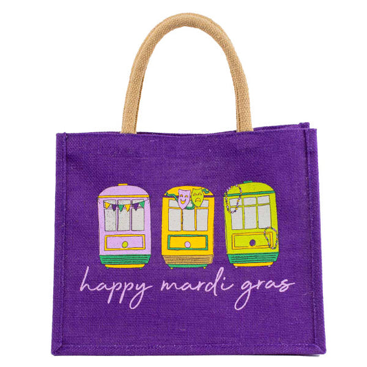 Streetcar Mardi Gras Gift Tote