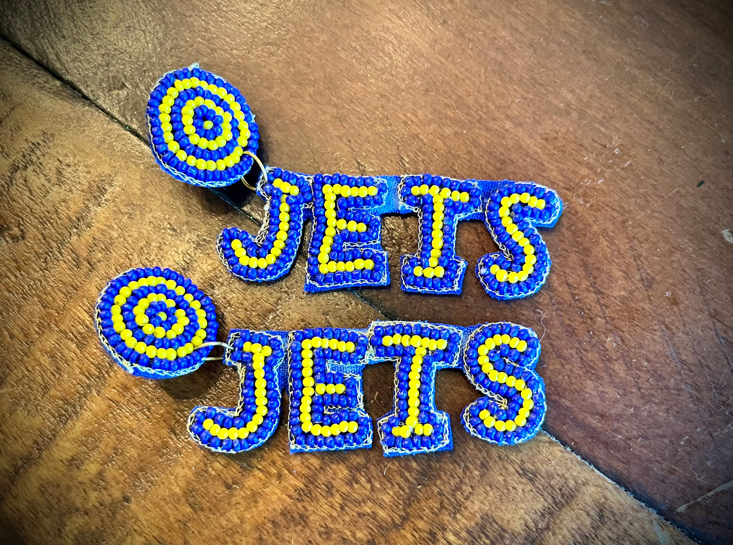 Jets Beaded Earrings