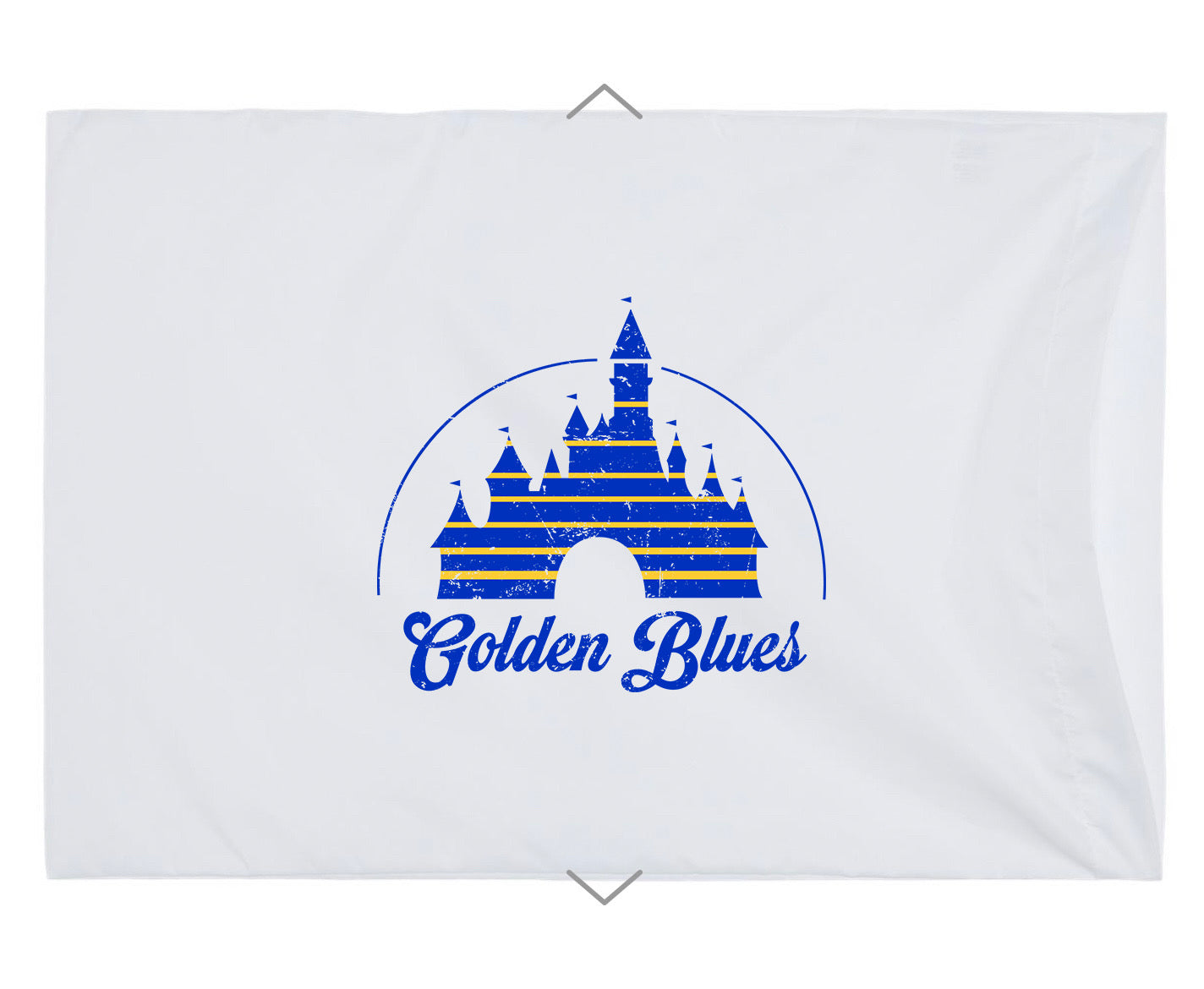 Golden Blues  Pillow Case