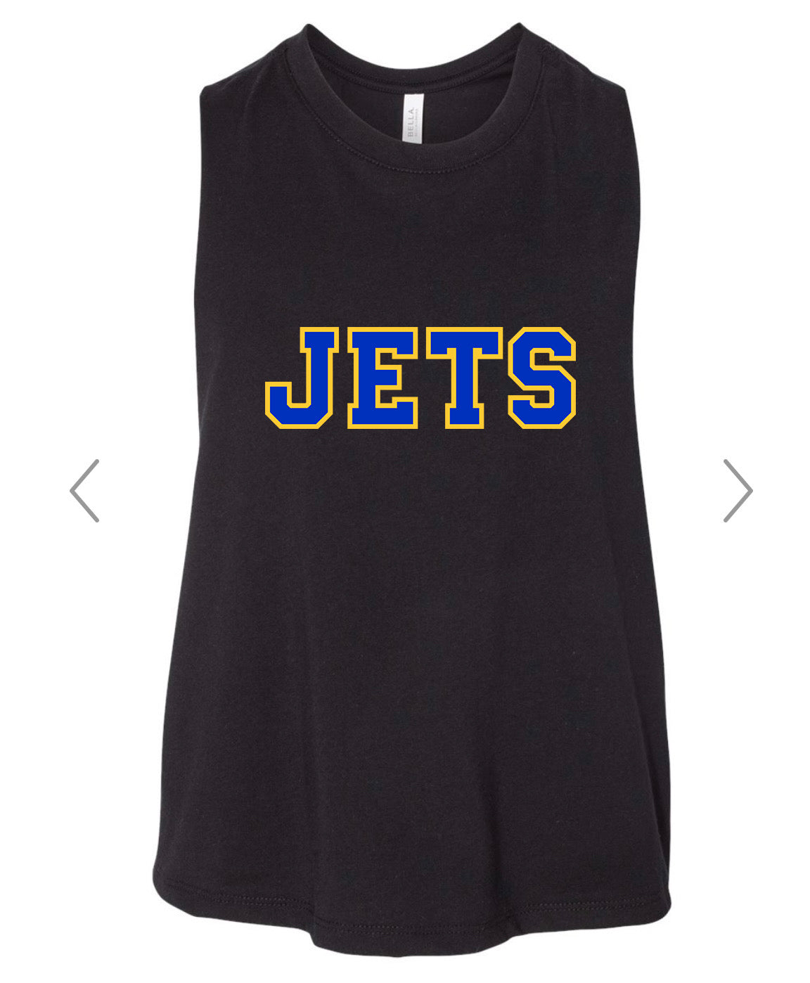 Jets Racerback Crop Tank