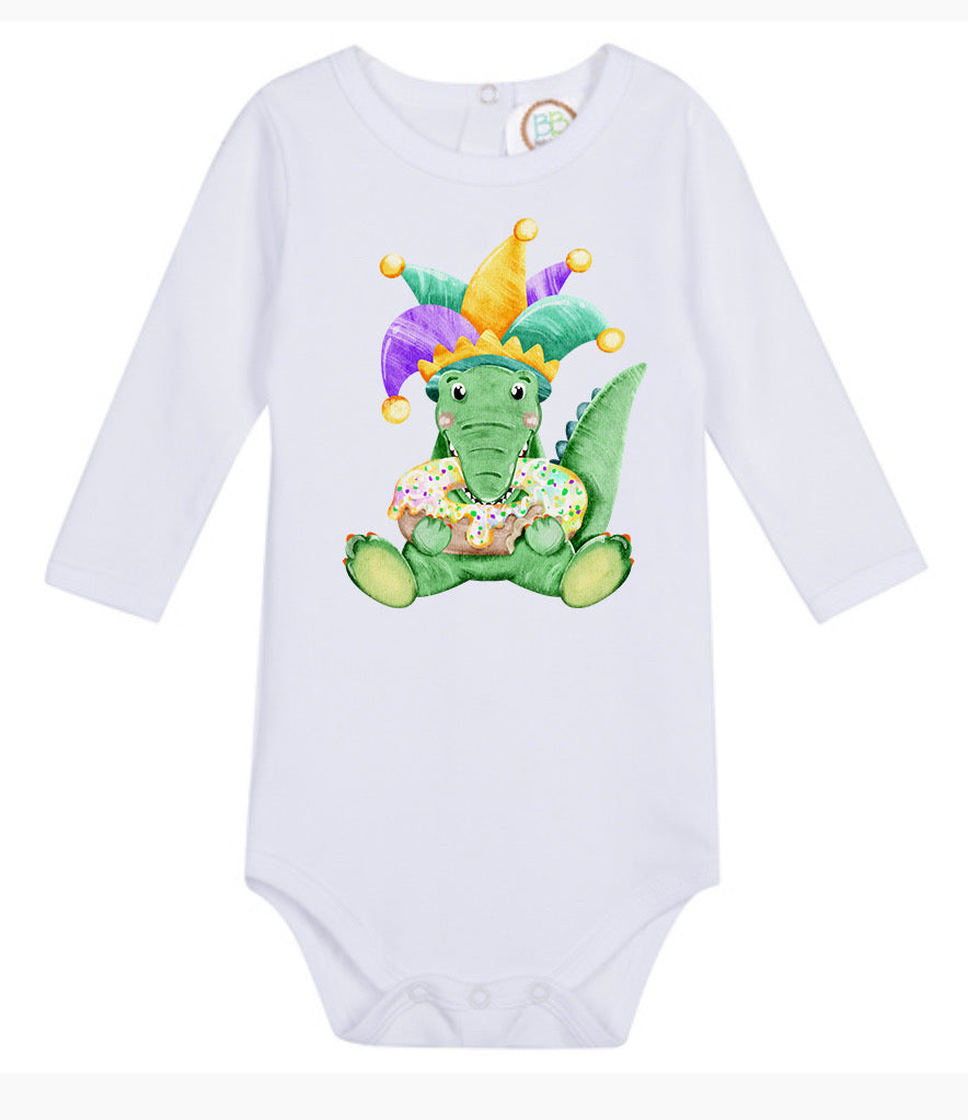 Mardi Gras Baby Onesie