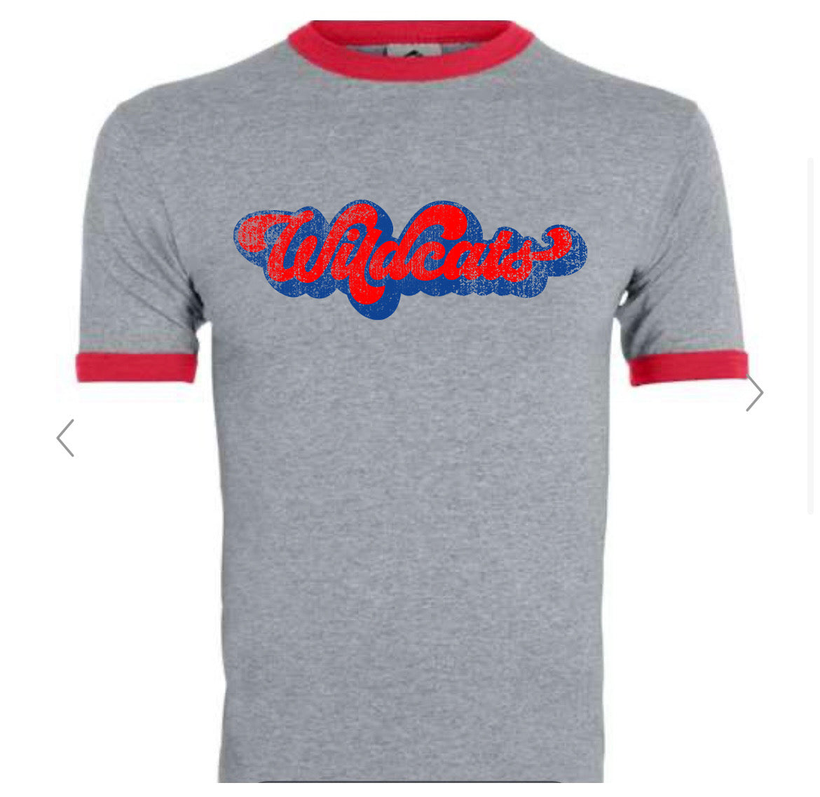 Wildcats Ringer Tee