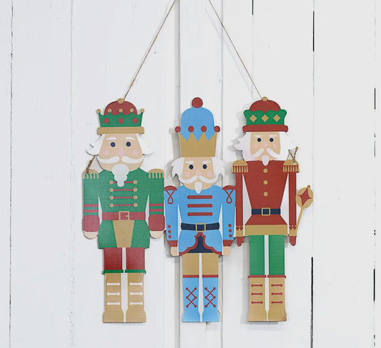 Nutcracker March Door Hanger Red/ Green/Gold 20x19.75