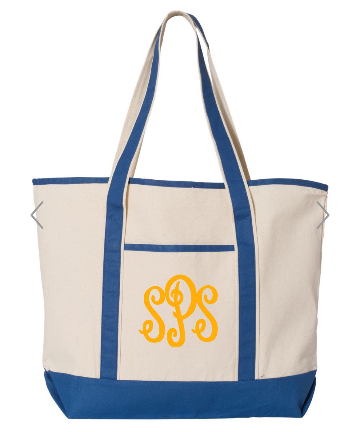 Large Canvas Deluxe Tote