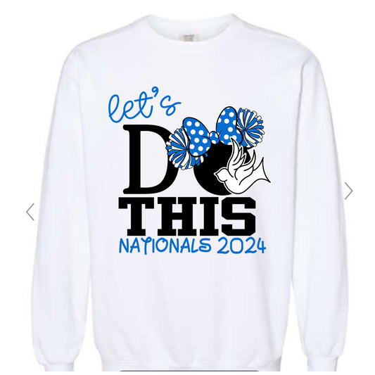 Doves Cheer Nationals Comfort Cotton Sweatshirt