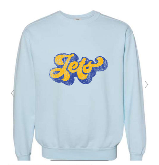 Jets Distressed Sweatshirt