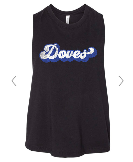 Doves Racerback Crop Tank