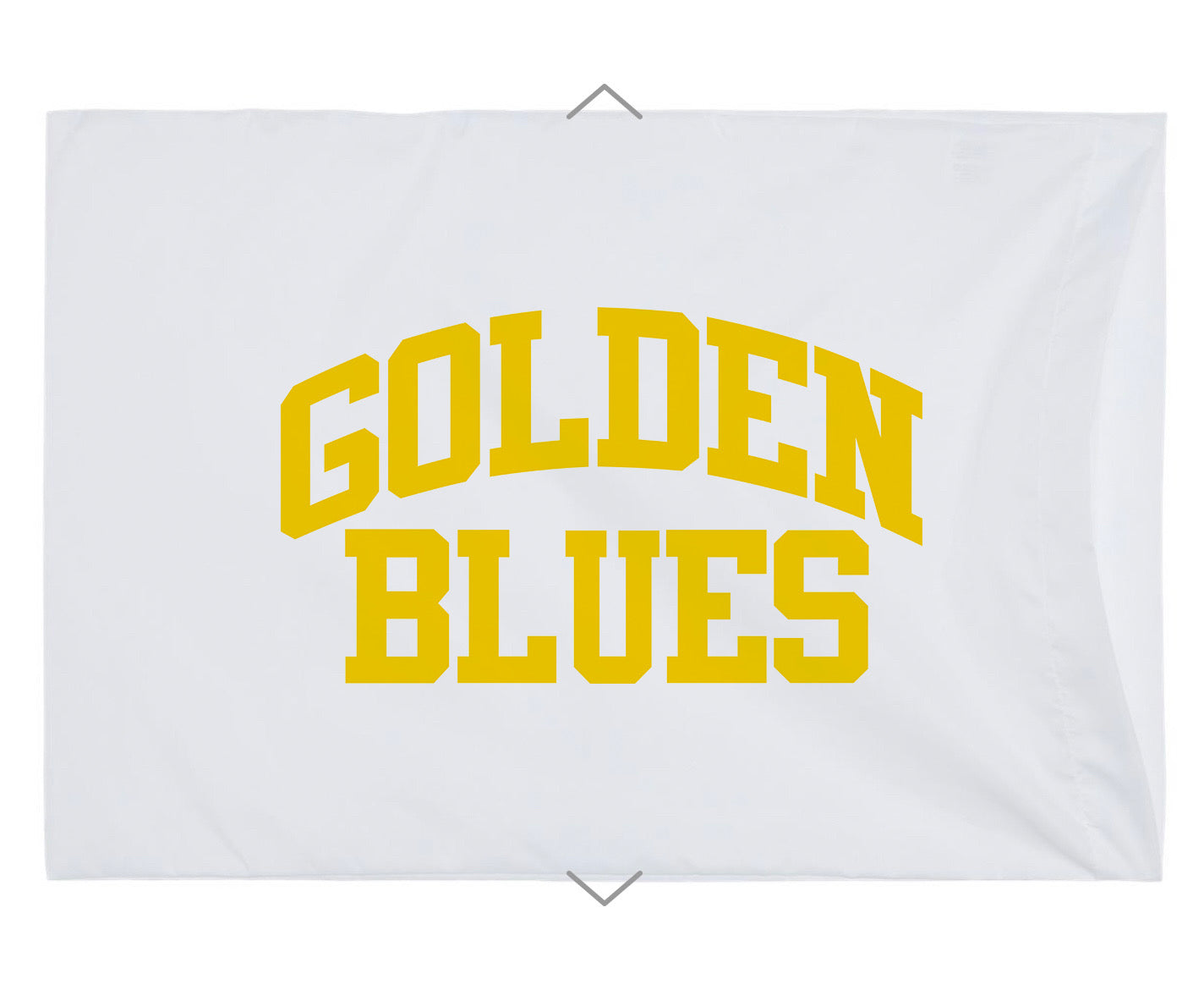 Golden Blues Satin Pillowcase