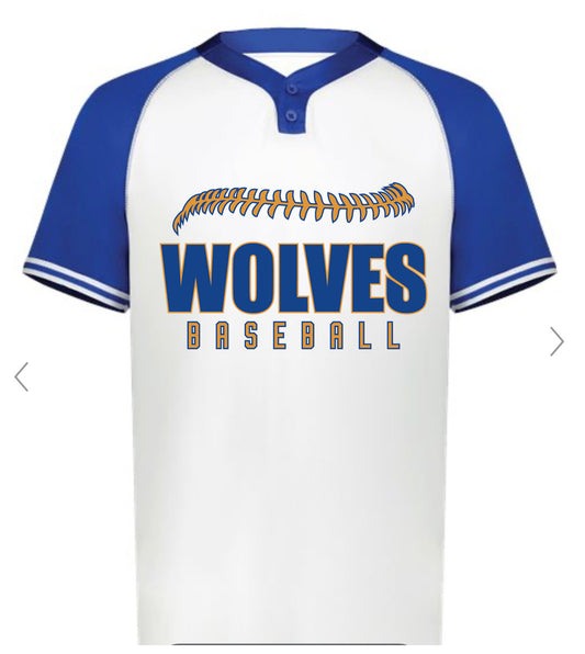 Wolves Baseball Henley Jersey
