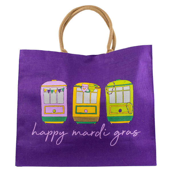 Streetcar Mardi Gras Carryall Tote