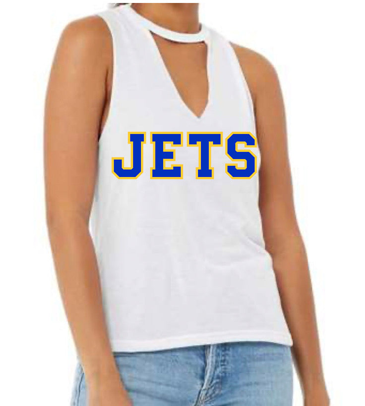 JETS Flowy Cut Neck Tank