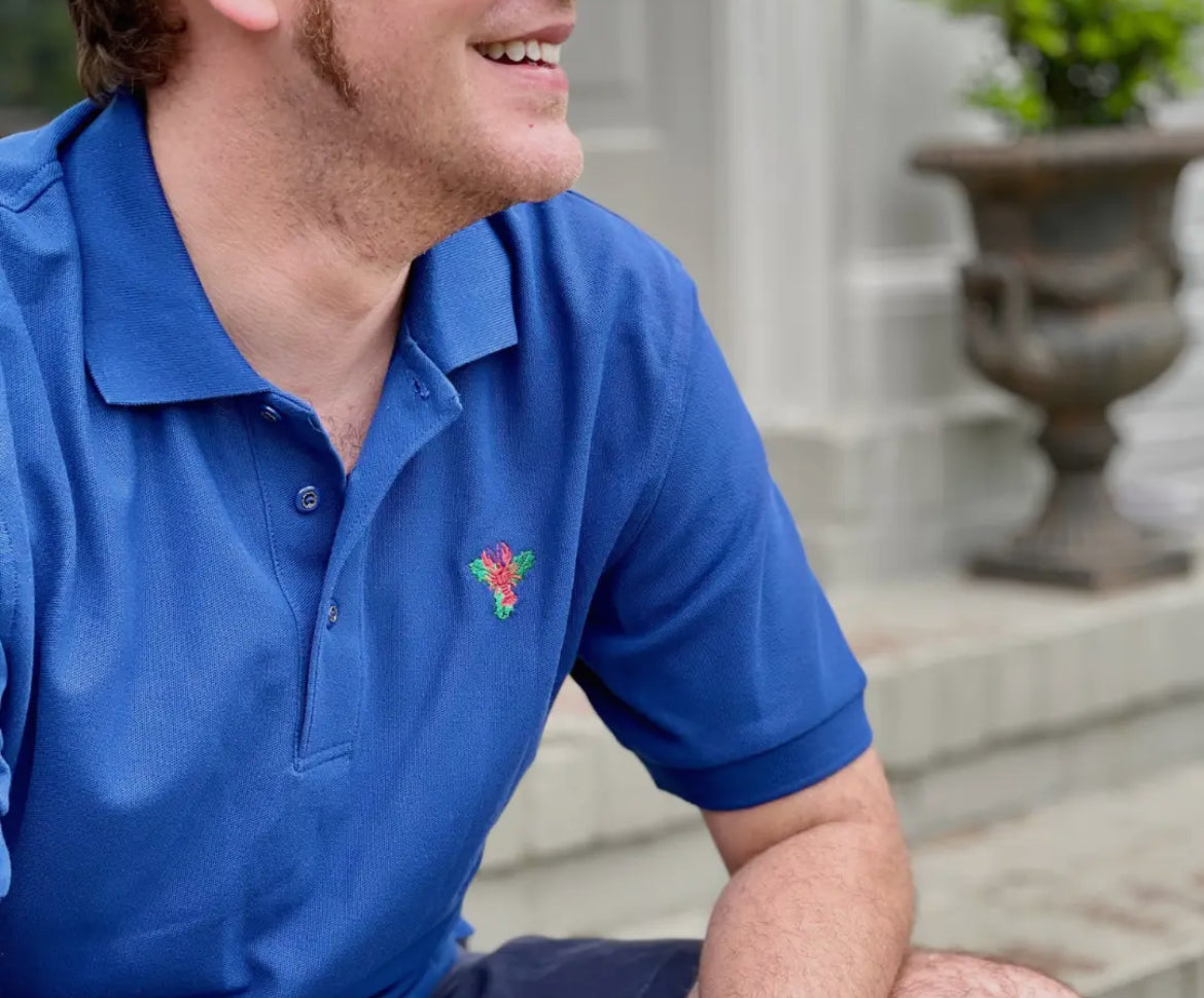 New Orleans Men’s Christmas crawfish polo