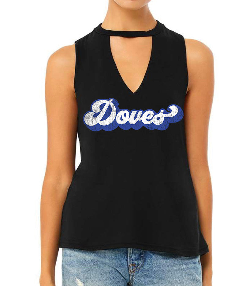 Doves Flowy V-neck Tank