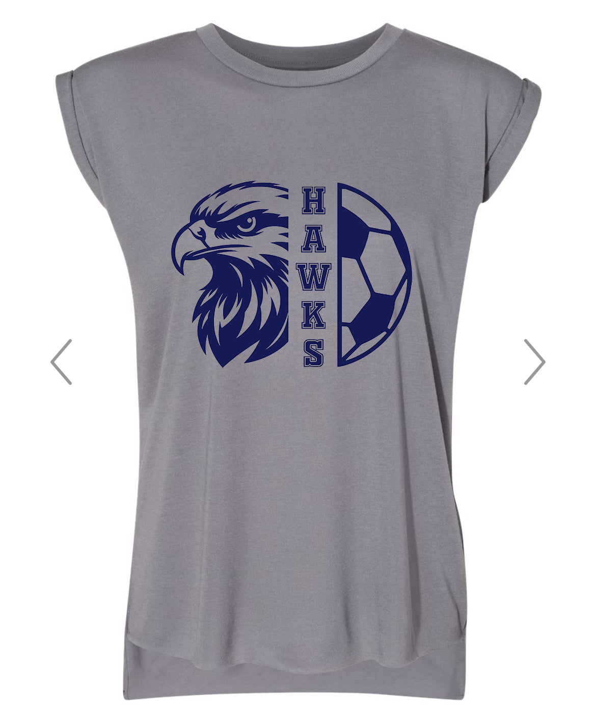 Hawks Soccer Muscle Tee