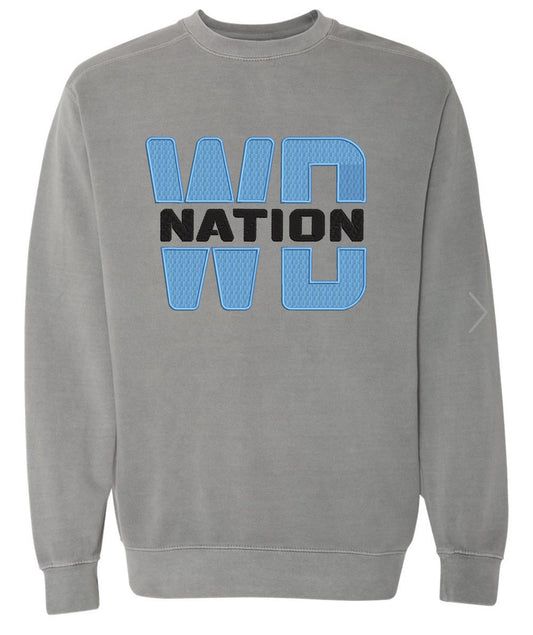 WD Nation Comfort Colors Embroidered Sweatshirt