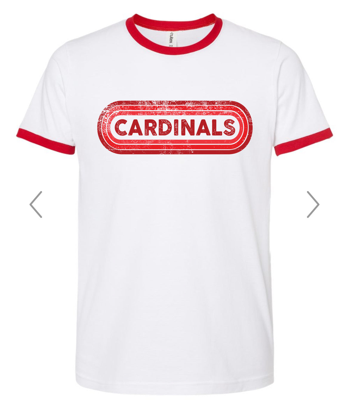 Cardinals Ringer Tee