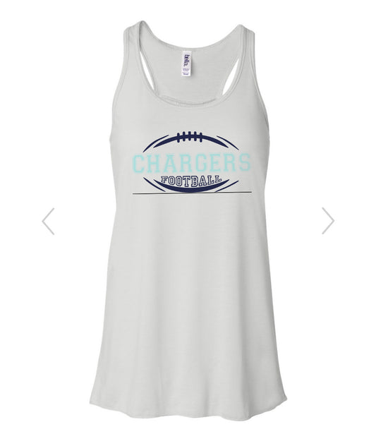 Women’s Chargers Football Racerback Tank