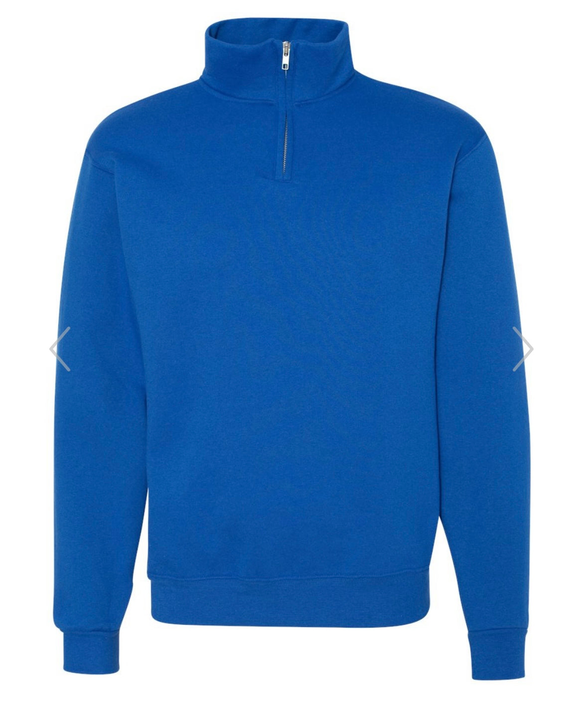 Golden Blues Collar Quarter-Zip Sweatshirt