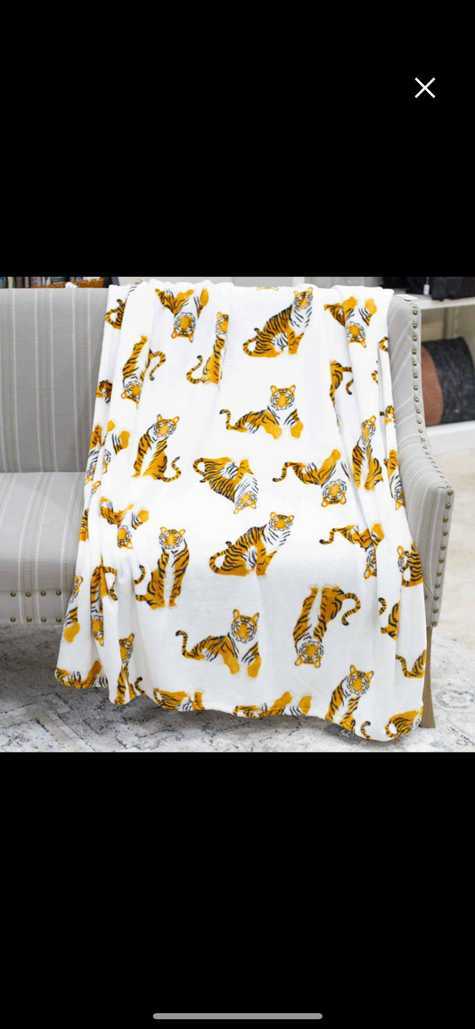 Tiger Throw Blanket