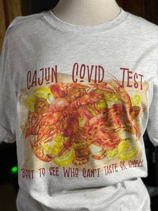 Cajun Covid Test Shirt