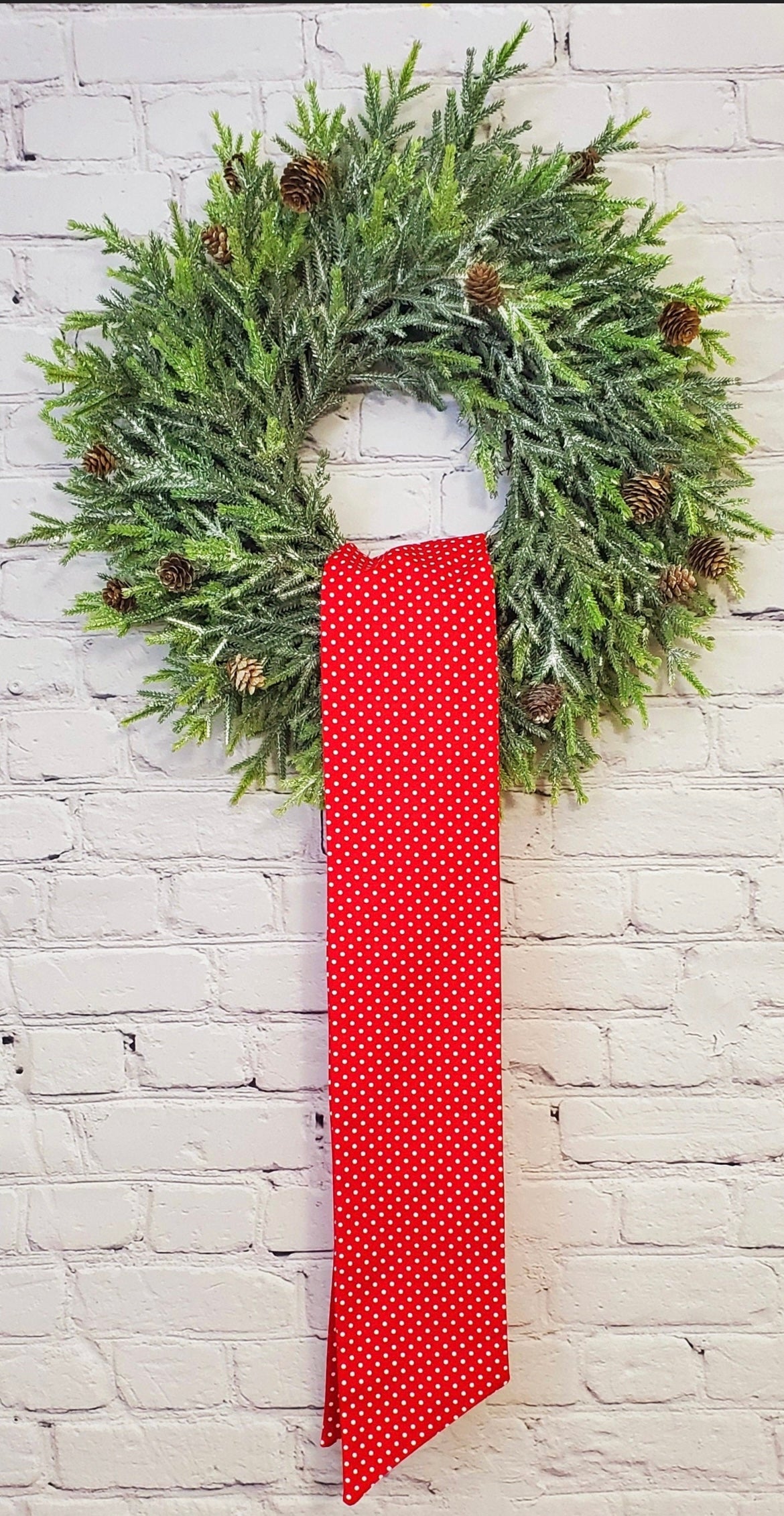 Christmas Wreath Sash