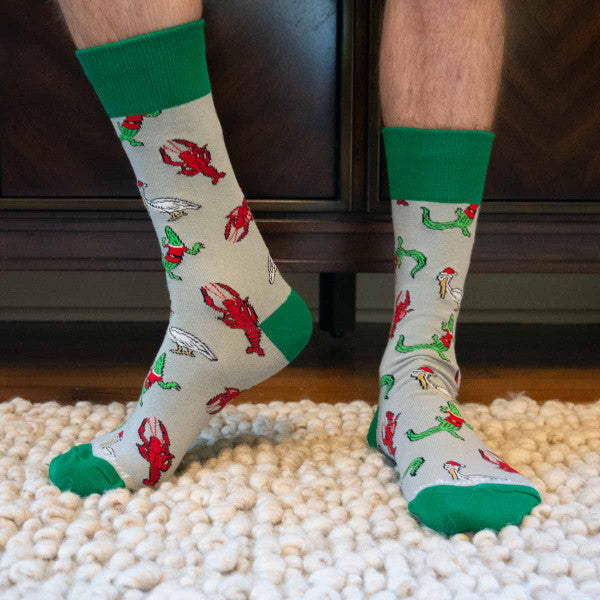 Cajun Christmas Socks