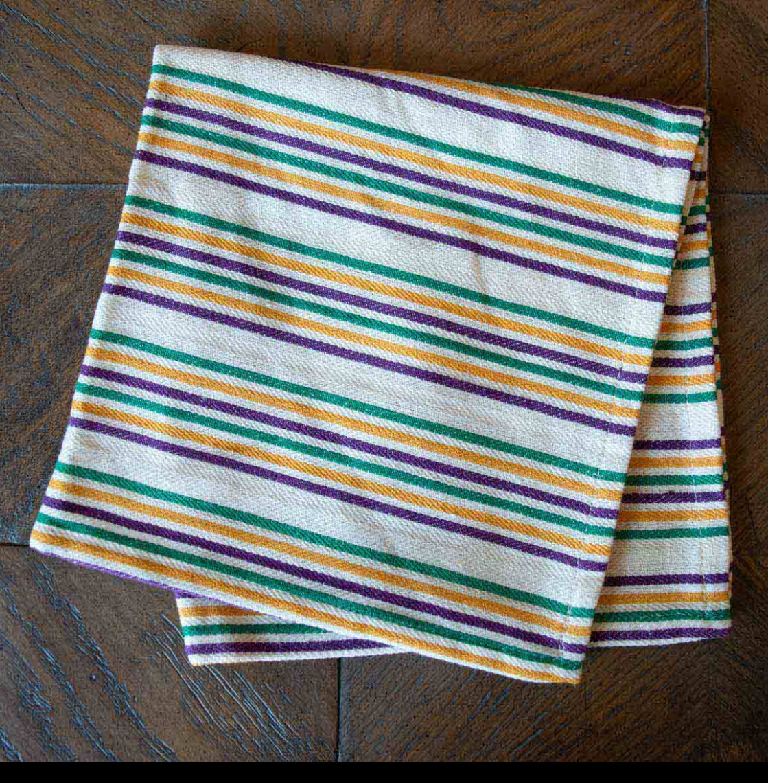 Mardi Gras Stripe Napkin