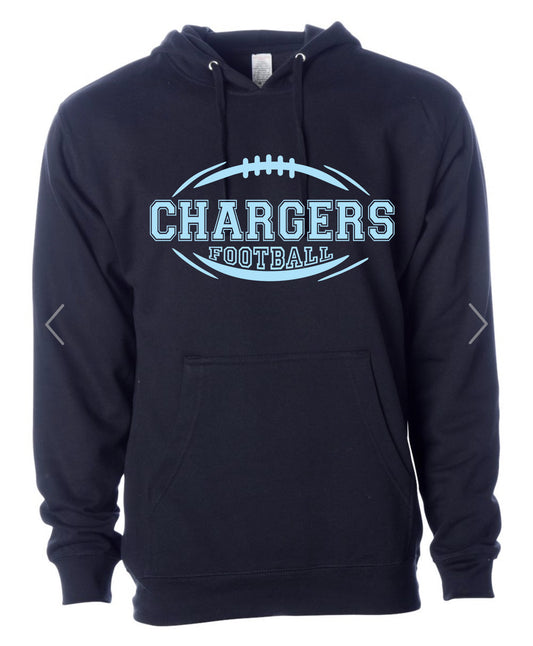 Men’s Hooded Chargers Football Sweatshirt