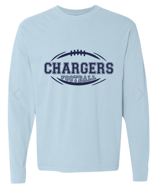Adult Unisex Chargers Football Long Sleeve