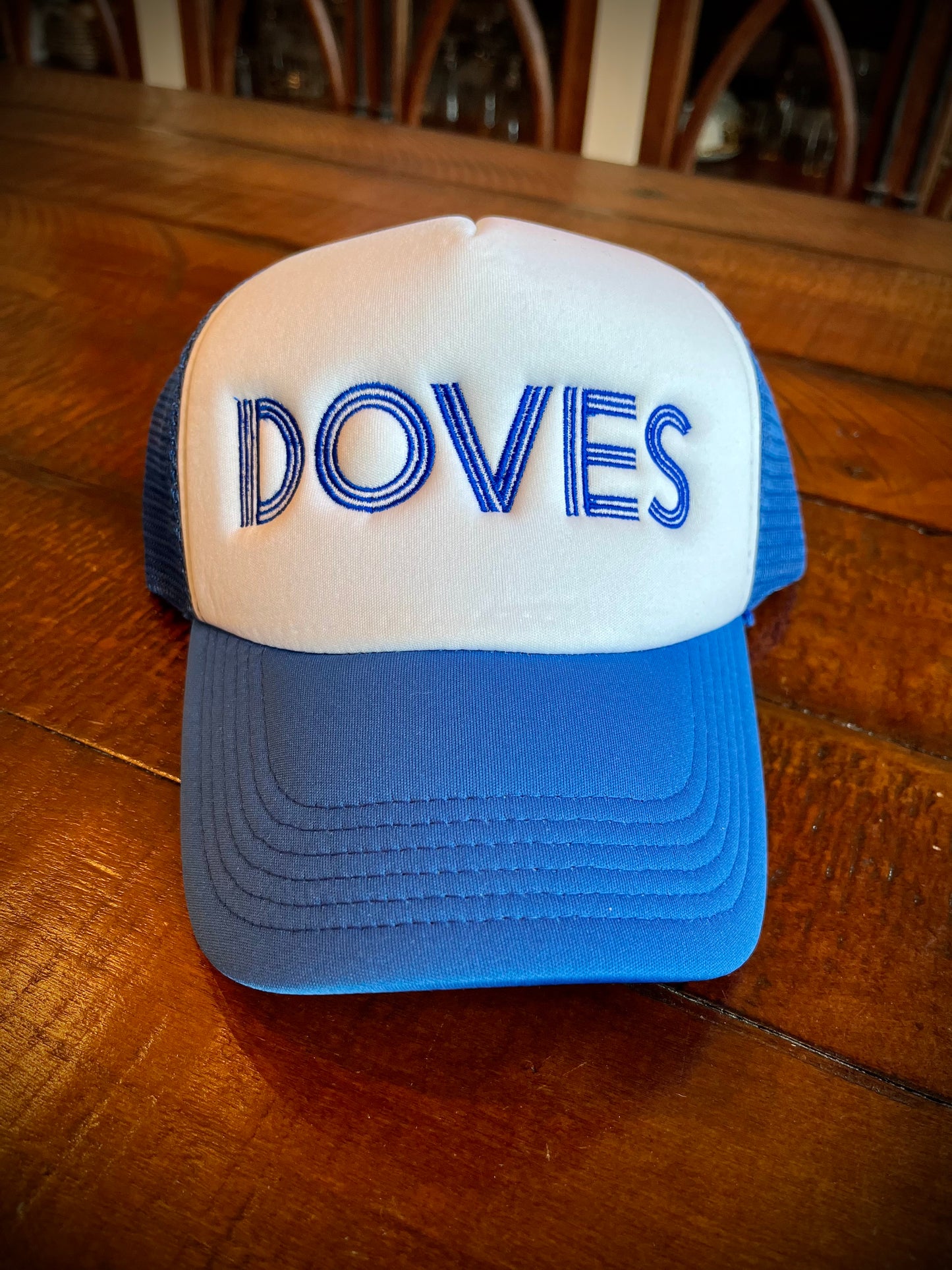 Doves Embroidered Trucker Hat