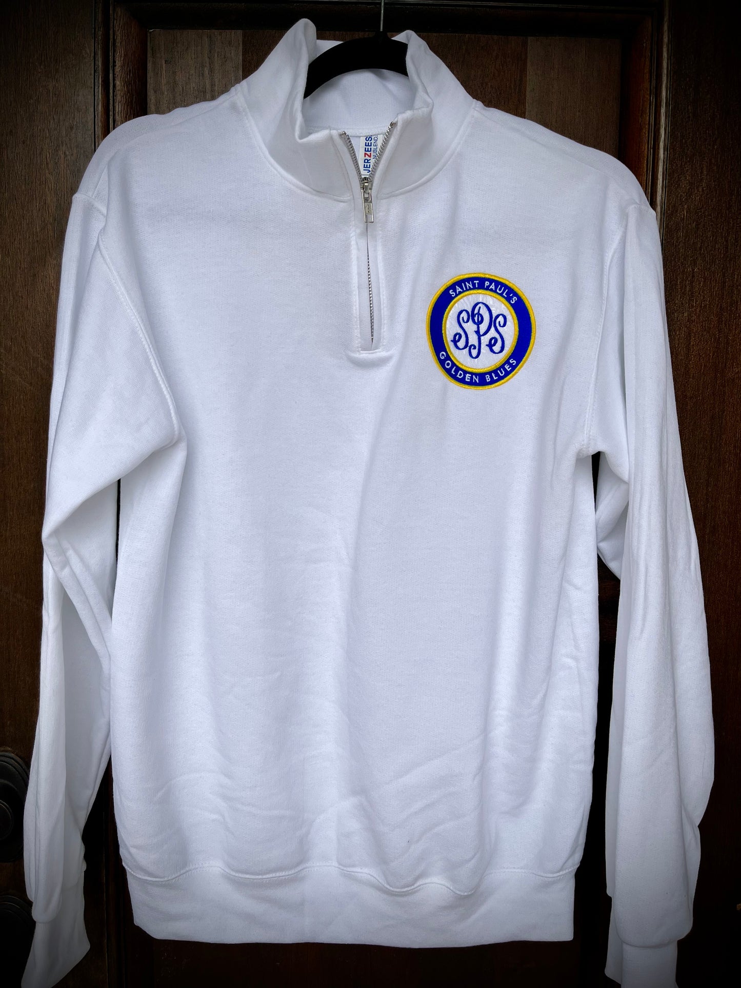 Golden Blues Collar Quarter-Zip Sweatshirt