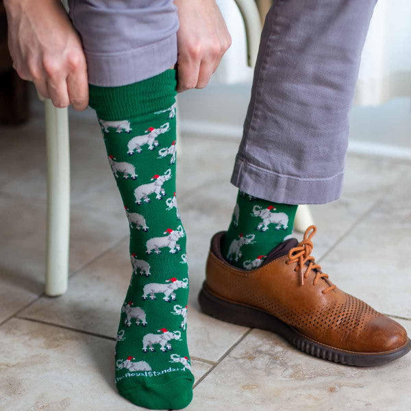 Men's St. Nick Elephant Socks