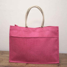 Hot Pink Monogrammed Tote